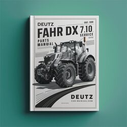 Deutz Fahr DX 7.10 Parts Tractor Catalog PDF