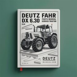 Deutz Fahr DX 6.30 Parts Tractor Catalog PDF