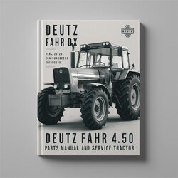 Deutz Fahr DX 4.50 Parts Tractor Catalog PDF