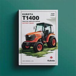 Kubota T1400 T1400H Lawn Tractor Manu Service Repair Workshop Manual PDF