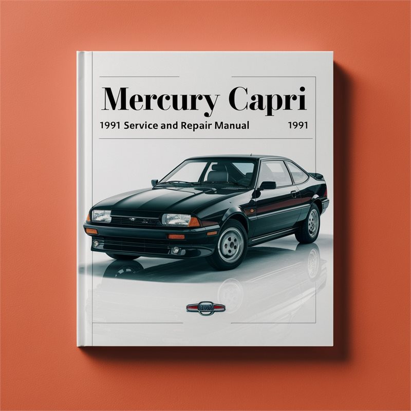 1991 Mercury Capri Service Repair Workshop Manual PDF