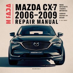 2006-2009 Mazda CX Models CX7 Service Repair Workshop Manual PDF