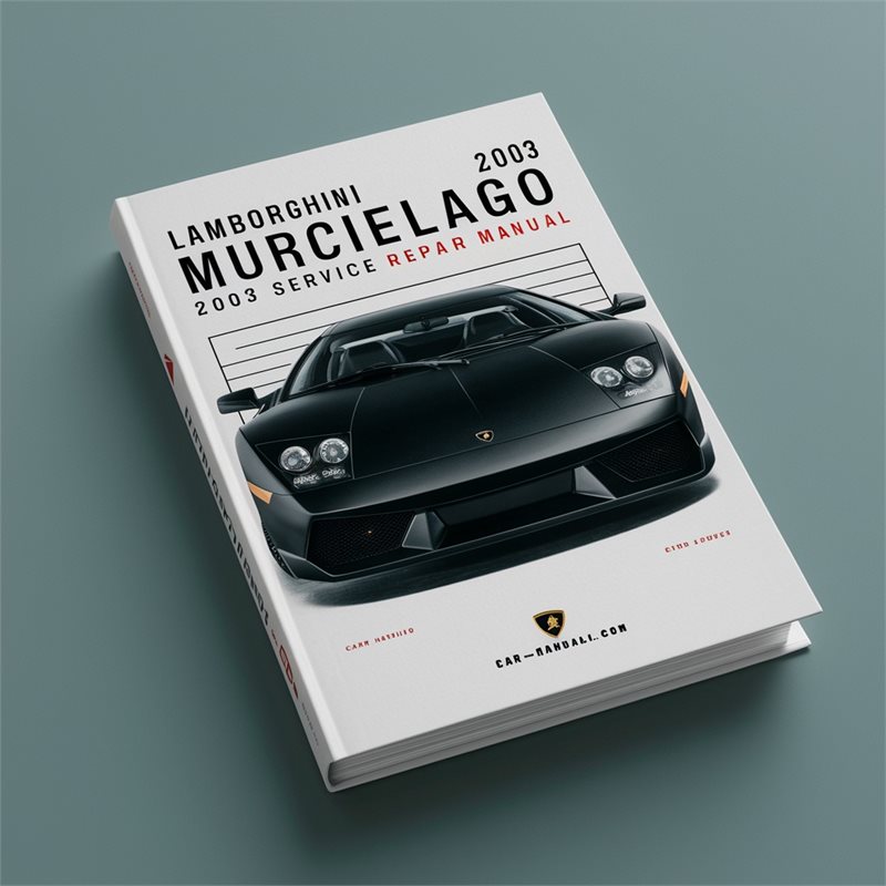 2002-2003 Lamborghini Murcielago Service Repair Workshop Manual PDF
