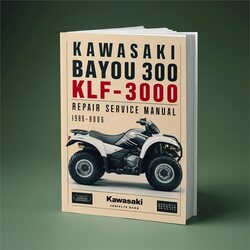 1986-2006 Kawasaki Bayou 300 KLF Service Repair Workshop Manual PDF