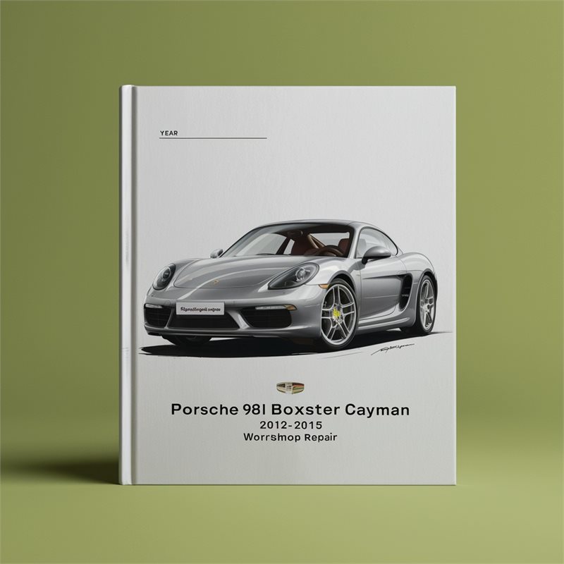 2012-2015 Porsche Cayman 981 Boxter Service Repair Workshop Manual PDF