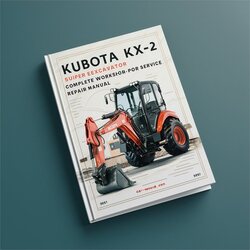 Kubota KX-2 Super Series Excavator Service Repair Workshop Manual PDF
