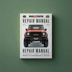 Briggs And Stratton Vanguard Series 272144 Service Repair Workshop Manual PDF