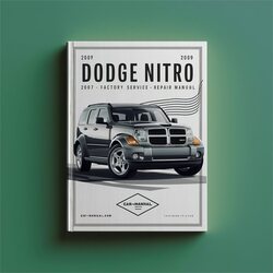 2007-2009 Dodge Nitro Service Repair Workshop Manual PDF