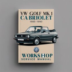 1985-1993 Volkswagen Cabriolet VW Golf MK1 Service Repair Workshop Manual PDF