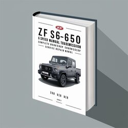 ZF S6-650 6 Speed Transmission Service Repair Workshop Manual PDF