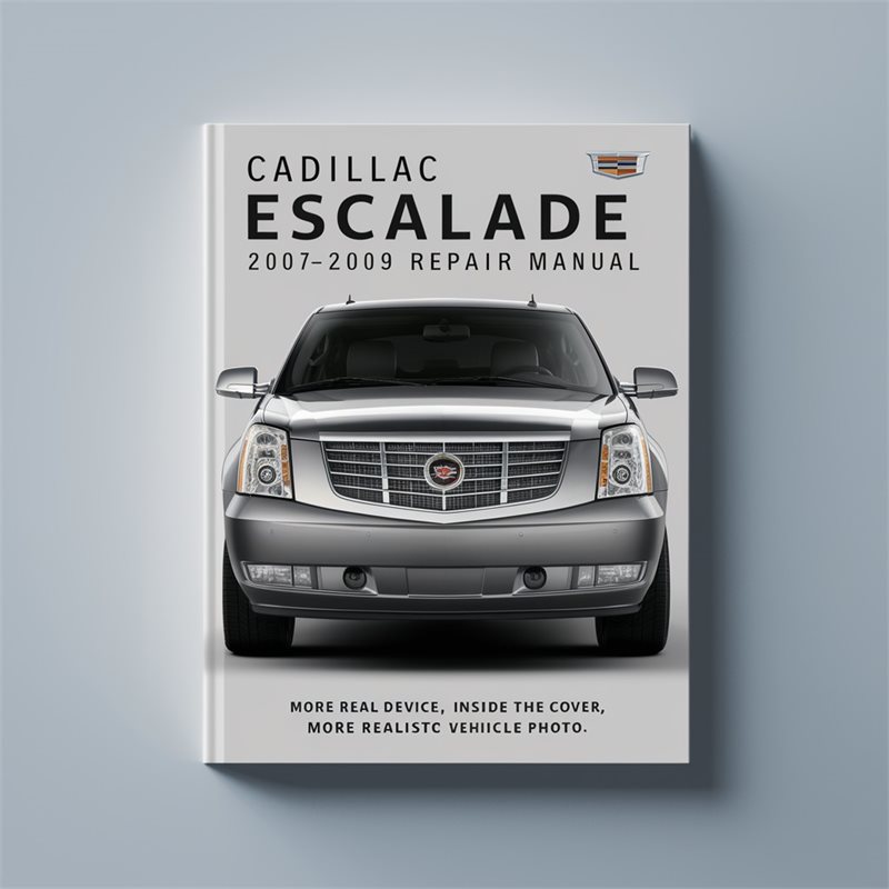 2007-2009 Cadillac Escalade Service Repair Workshop Manual PDF