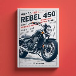 1986-1987 Honda Rebel CMX450C 450 Service Repair Workshop Manual PDF