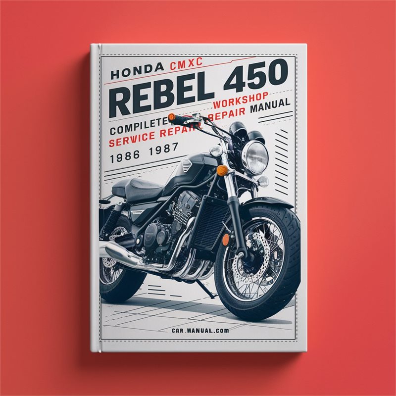 1986-1987 Honda Rebel CMX450C 450 Service Repair Workshop Manual PDF