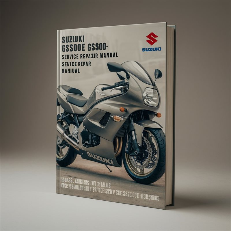 1989-2009 Suzuki GS Series GS500E GS500 GS500F Service Repair Workshop Manual PDF