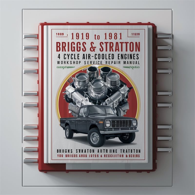 1981 Briggs And Stratton 4 Cycle 1919 Air-cooled Engines Service Repair Workshop Manual PDF