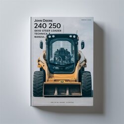 John Deere 240 250 Skid Steer Loader Service Repair Workshop Manual PDF