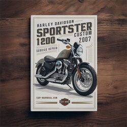 2007 Harley Davidson Sportster 1200 Custom Service Repair Workshop Manual PDF