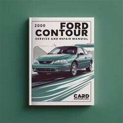 2000 Ford Contour Service Repair Workshop Manual PDF