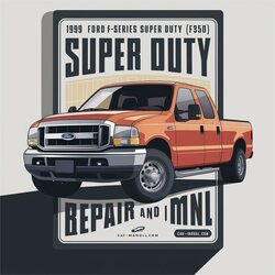 1999 Ford Super Duty F-series (F350) Mnl Service Repair Workshop Manual PDF
