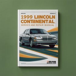 1999 Lincoln Continental Service Repair Workshop Manual PDF