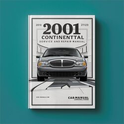 2001 Lincoln Continental Service Repair Workshop Manual PDF