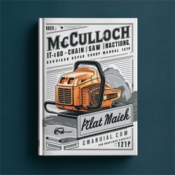 Mcculloch 1-60 Chain Saw Shop 127P Service Repair Workshop Manual PDF