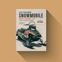1991 Polaris Snowmobile Indy Sport GT Service Repair Workshop Manual PDF