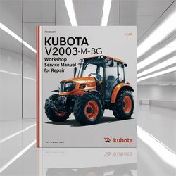 Kubota V2003-m-t-bg Service Repair Workshop Manual PDF