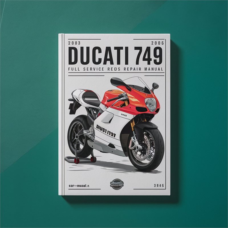 2003-2006 Ducati 749 Service Repair Workshop Manual PDF