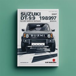 1988-1997 Suzuki Dt9.9 Dt-9.9 Service Repair Workshop Manual PDF