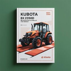 Kubota BX 2350D Service Repair Workshop Manual PDF
