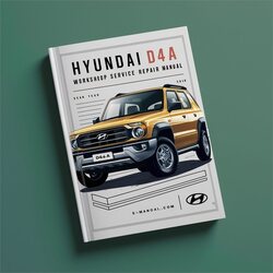 Hyundai D4A Service Repair Workshop Manual PDF