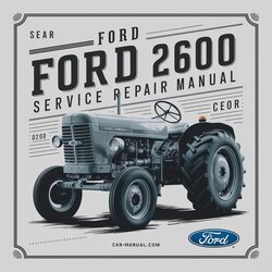 Ford 2600 Tractor Service Repair Workshop Manual PDF