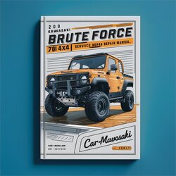 2010 Kawasaki Brute Force 750 4x4i KVF 4x4 Service Repair Workshop Manual PDF