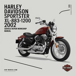 2002 Harley Davidson Sportster XLH Xl-883-1200 Service Repair Workshop Manual PDF