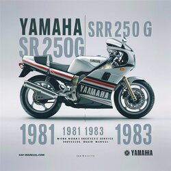 1980-1983 Yamaha SR Models SR250 SR250G Service Repair Workshop Manual PDF