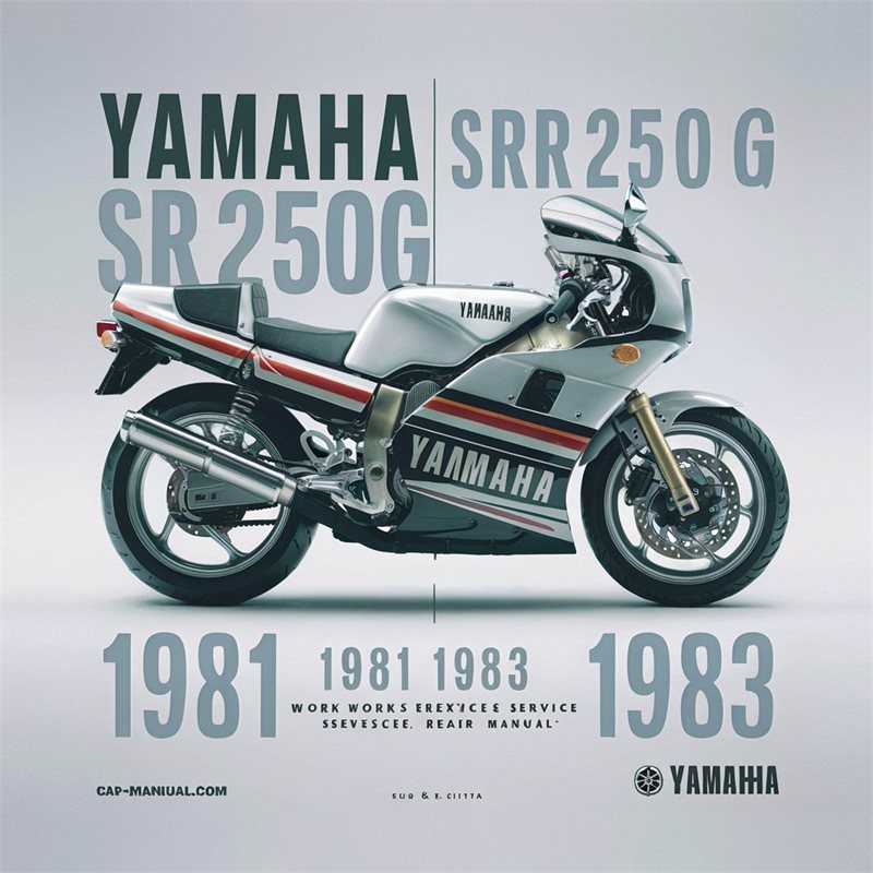 1980-1983 Yamaha SR Models SR250 SR250G Service Repair Workshop Manual PDF