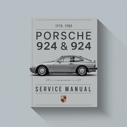 1976-1989 Porsche 924 & 924 Turbo Service Repair Manual 