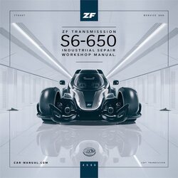 ZF Transmission S6-650 6 Speed Industrial Service Repair Workshop Manual PDF