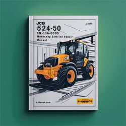 JCB 524-50 SN 1068000 Onwards Service Repair Workshop Manual PDF
