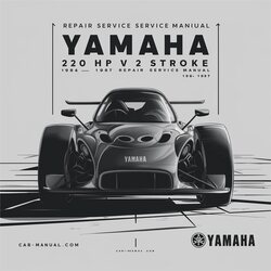 1984-1987 Yamaha 220 HP V6 2 Stroke Service Repair Workshop Manual PDF