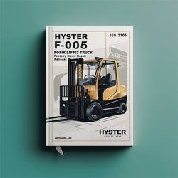 Hyster F005 ( H80XL ) Forklift Truck Service Repair Workshop Manual PDF