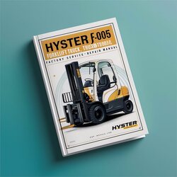 Hyster F005 ( H90XL ) Forklift Truck Service Repair Workshop Manual PDF