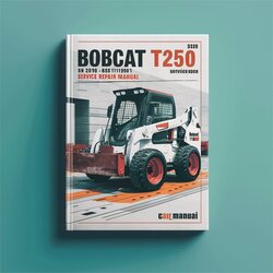 2009 Bobcat T250 SN A5gs11001-a5gs19999 Service Repair Workshop Manual PDF