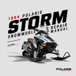1994 Polaris Storm Snowmobile Service Repair Workshop Manual PDF