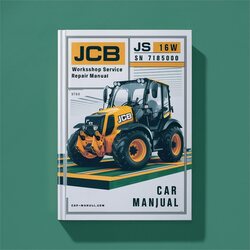 JCB JS 160 W SN 718500 Onwards Service Repair Workshop Manual PDF