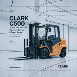 Clark C500 Y 250 300 350 Forklift Service Repair Workshop Manual PDF