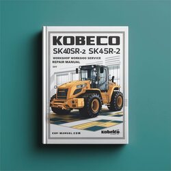 Kobelco Sk40sr-2 Sk45sr-2 Excavator Service Repair Workshop Manual PDF