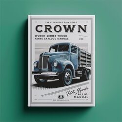 Crown WP2300 Series Pallet Truck Parts Catalog PDF
