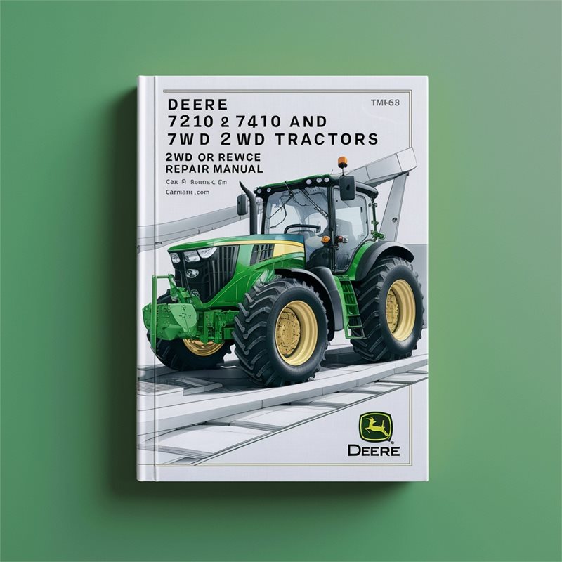 Deere 7210 7410 7510 2WD Mfwd (TM1653) Service Repair Workshop Manual PDF